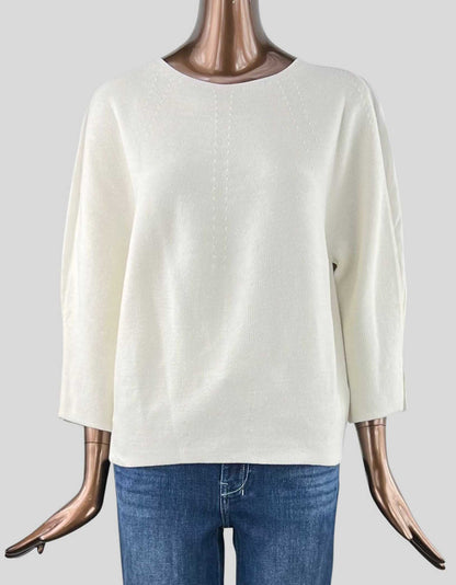 PAUL STUART women's Bateau Neckline Sweater - 8 US