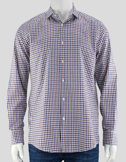 Boss By Hugo Boss Plaid Shirt Size