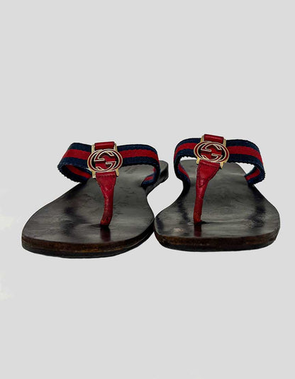 GUCCI Vintage Sandals - 37.5 IT | 7.5 US