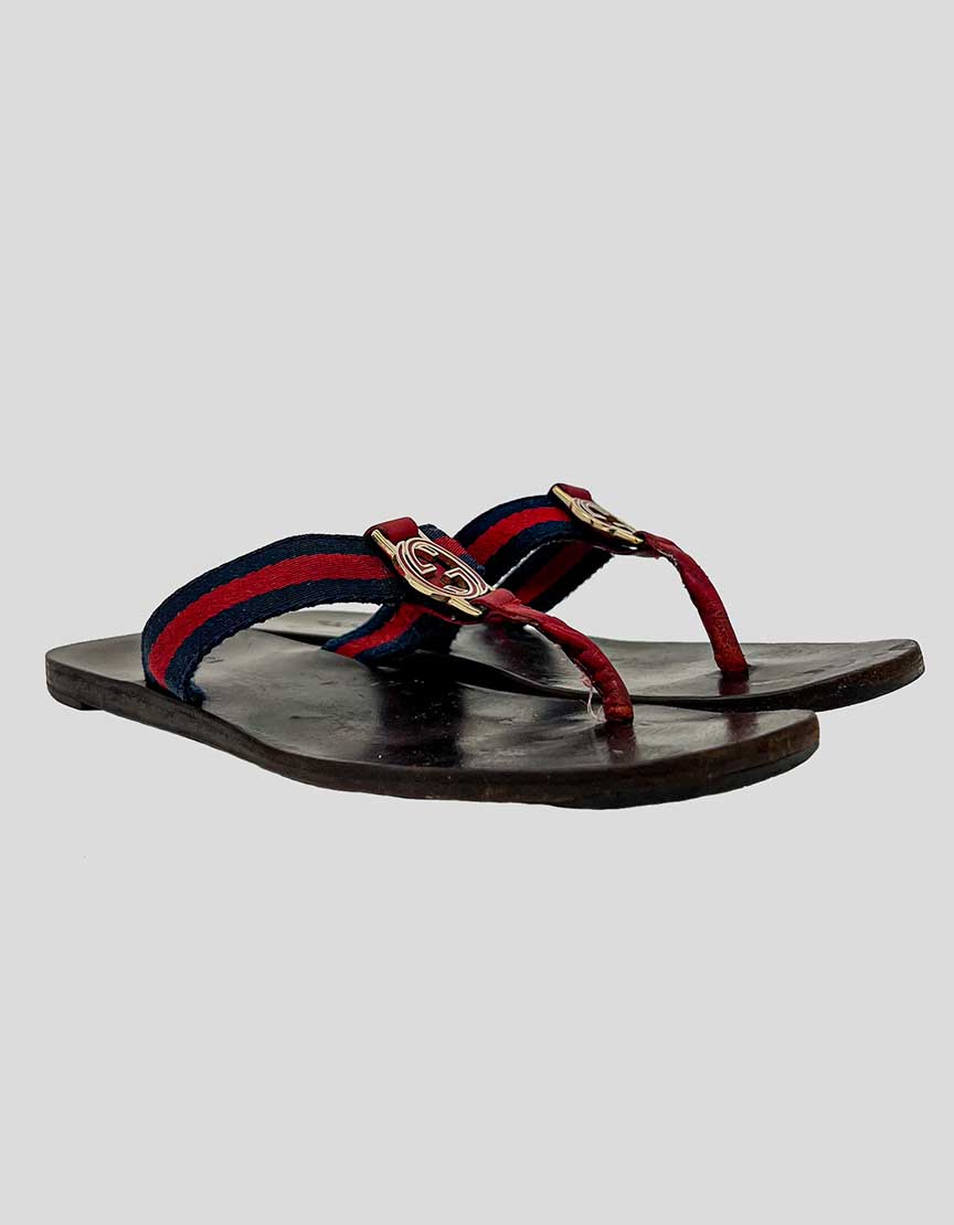 GUCCI Vintage Sandals - 37.5 IT | 7.5 US