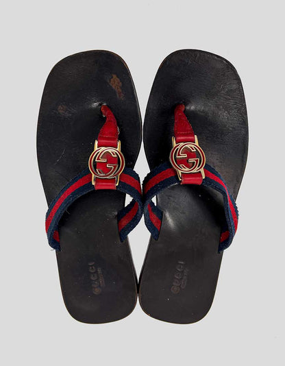 GUCCI Vintage Sandals - 37.5 IT | 7.5 US