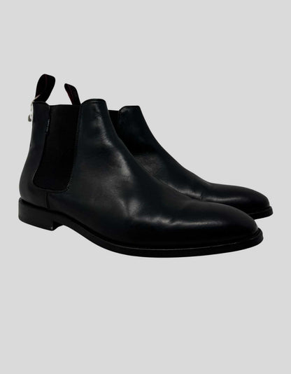 PAUL SMITH Leather Chelsea Boots - 9 US