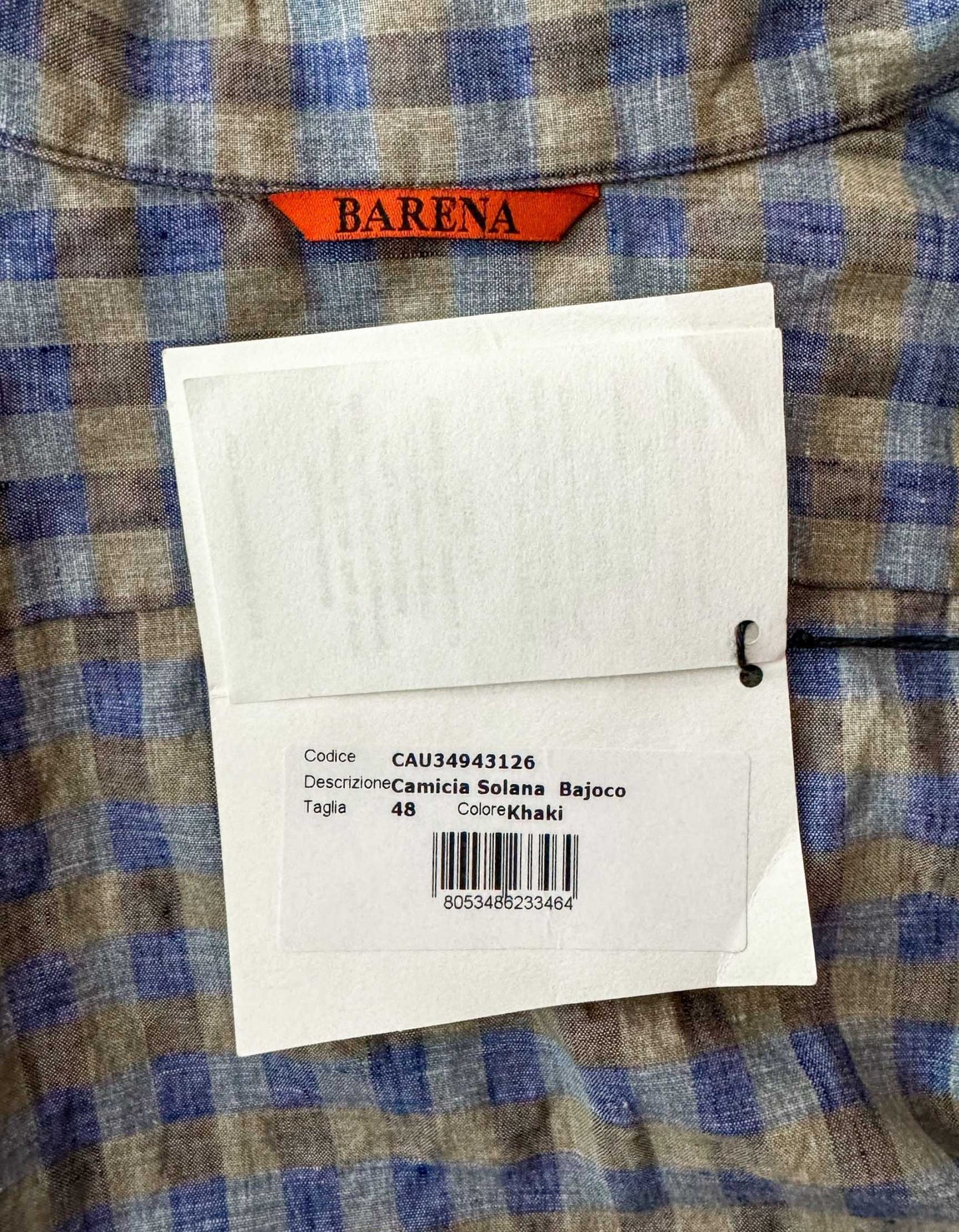 BARENA VENEZIA Camp Shirt w/ Tags - 48 EU | 38 US