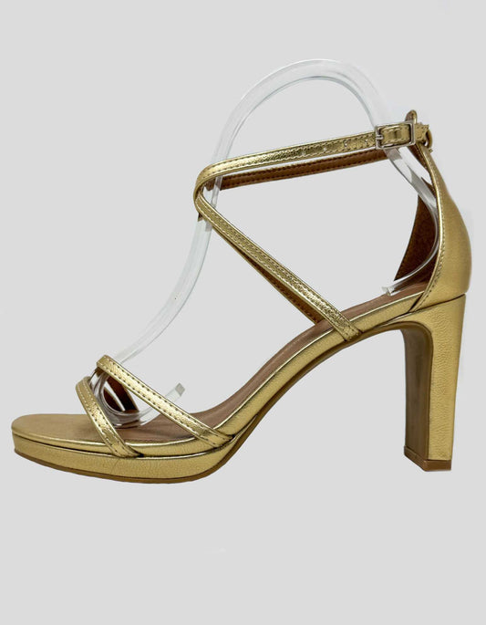 CHINESE LAUNDRY Gold Heels - 7.5 US