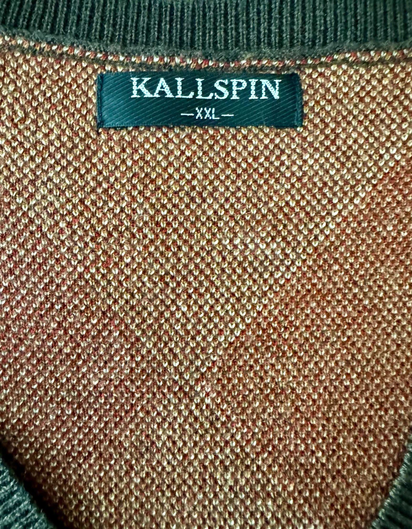 KALLSPIN Argyle Sweater Vest - XXL