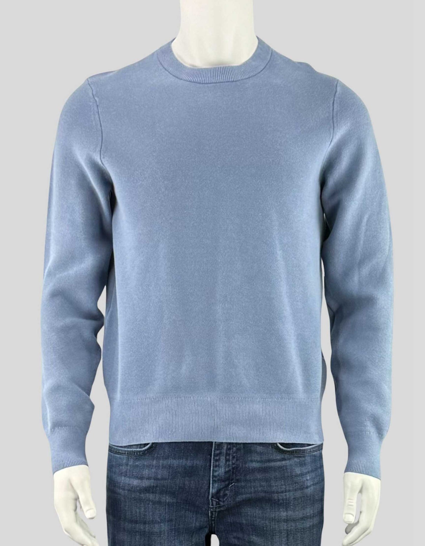 UNIGLO Blue Crewneck Sweater Featured in Hallmark Movie 'Falling Together'