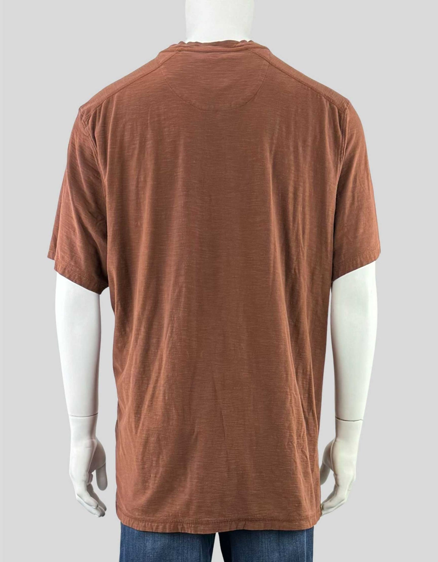 DENVER HAYES Short Sleeve Henley Shirt - 2XL