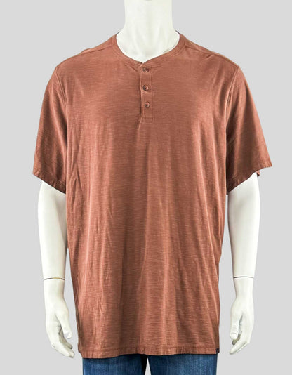 DENVER HAYES Short Sleeve Henley Shirt featured in Hallmark Movie Falling Together