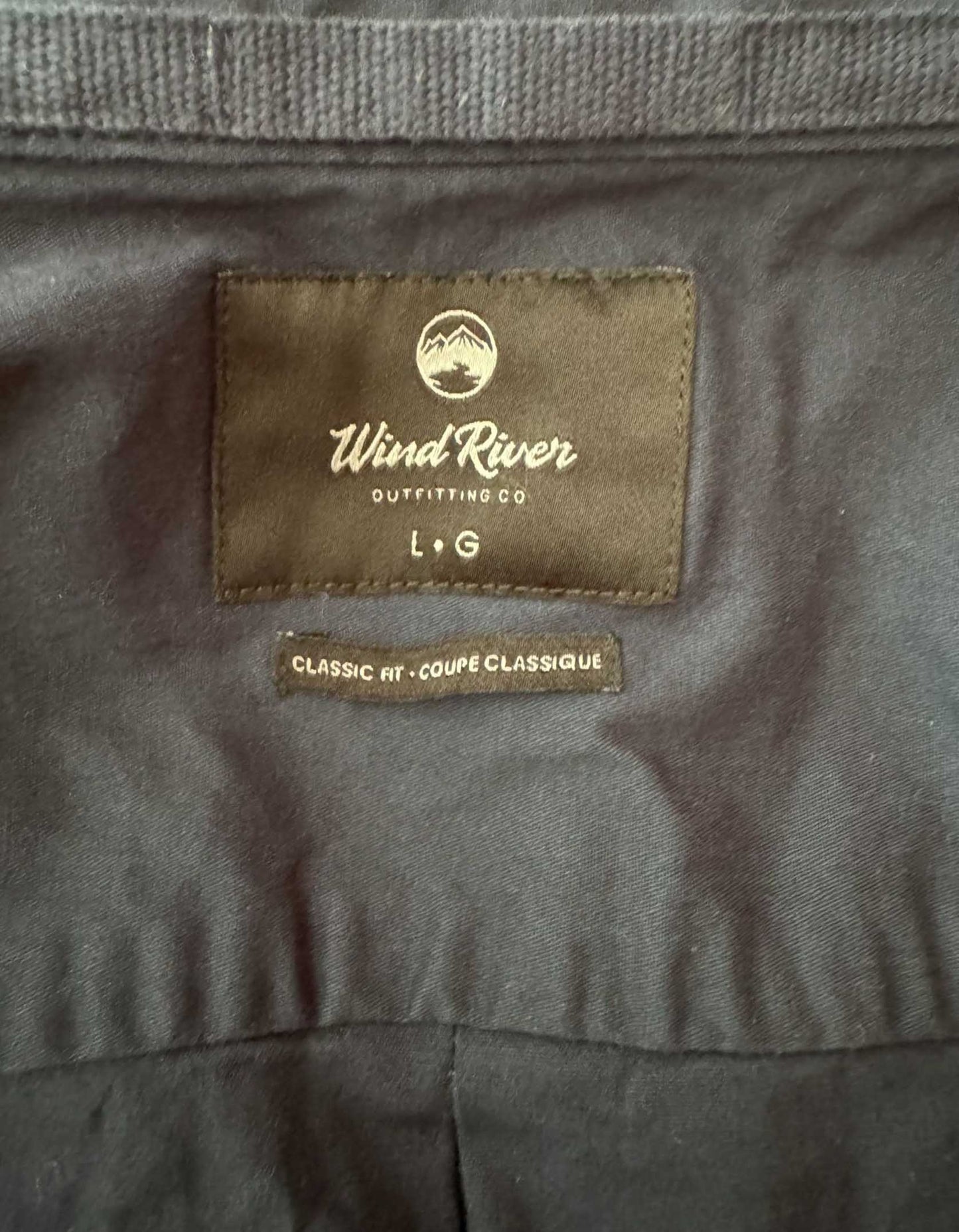 WIND RIVER Long Sleeve Canvas Shirt - Large