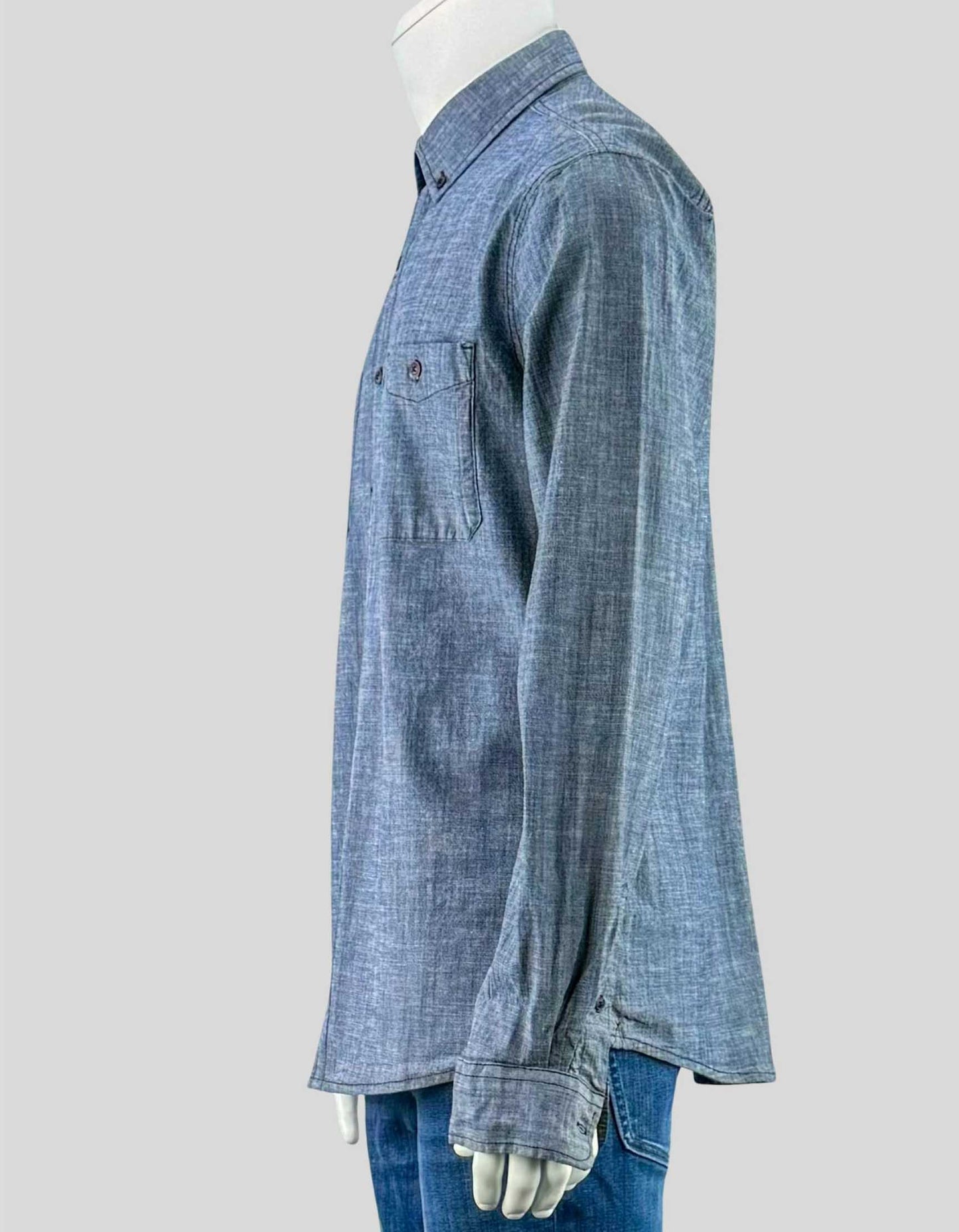 DENVER HAYES Denim Shirt - Large