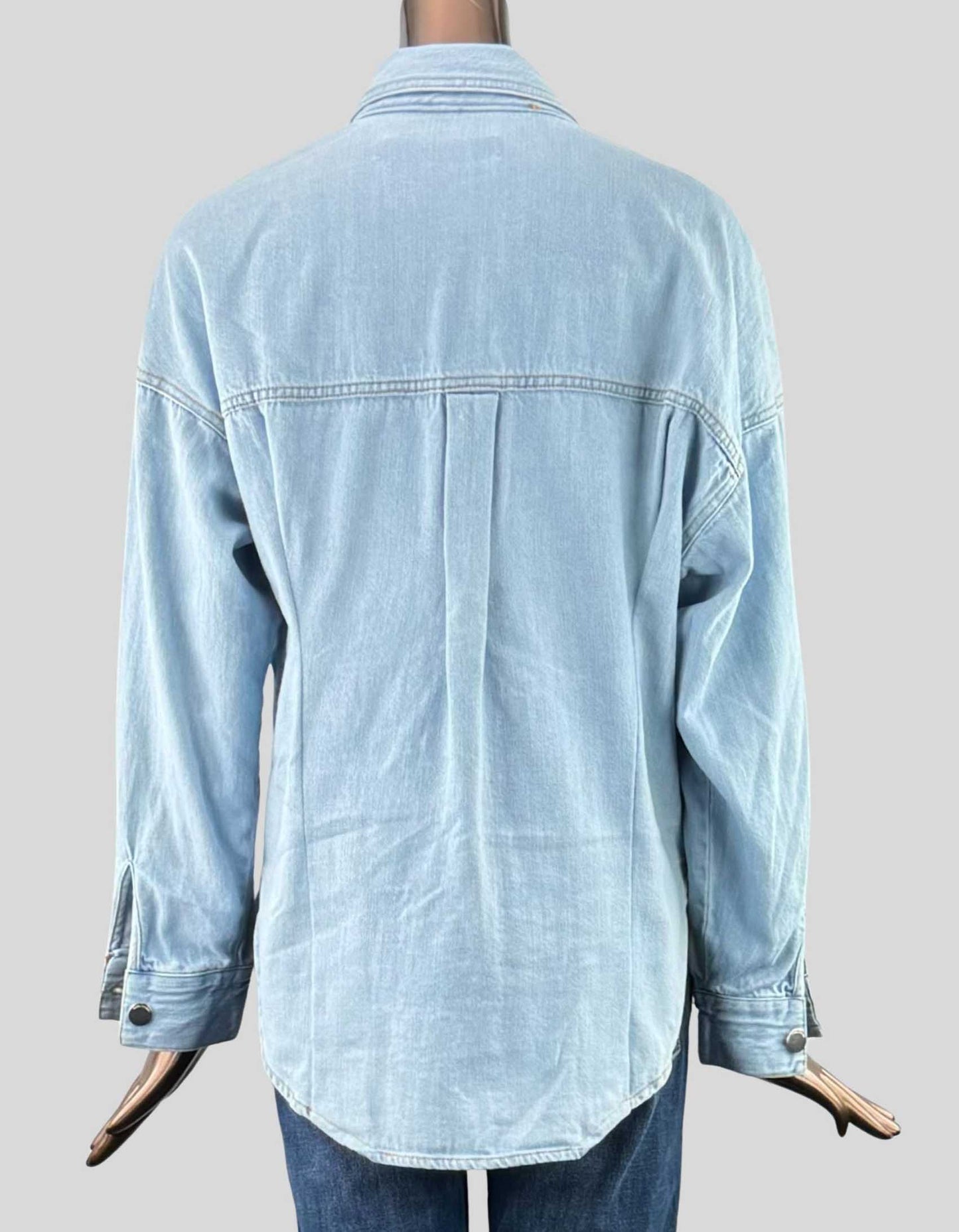 ZARA Denim Shirt Jacket - Large