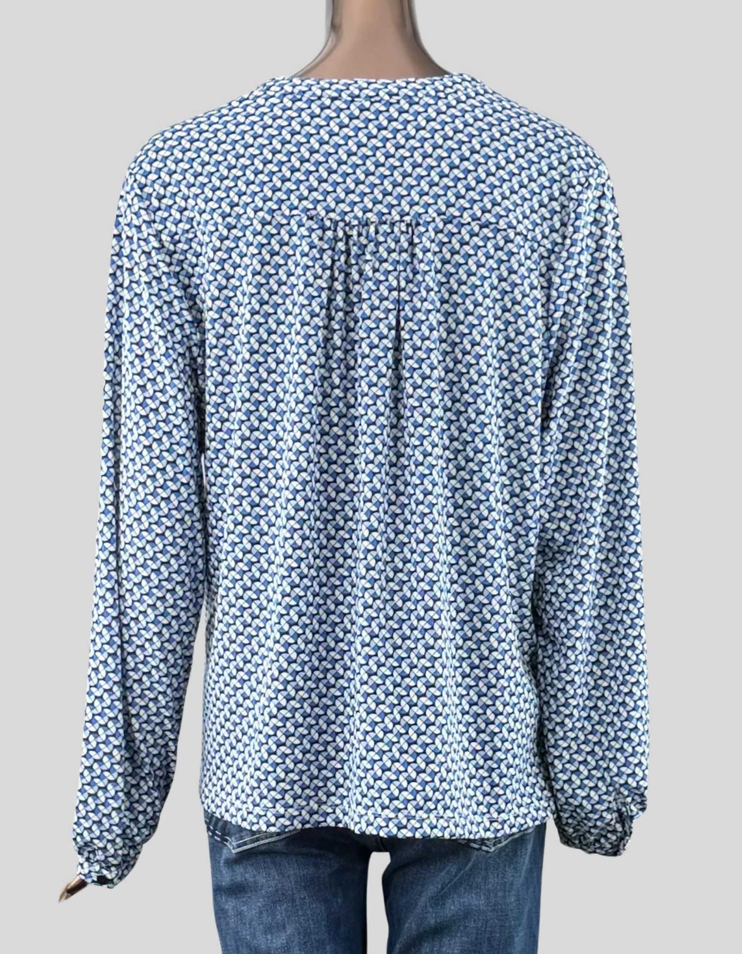 CLEO Blue Blouse - X-Large