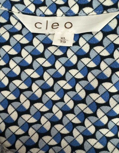 CLEO Blue Blouse - X-Large