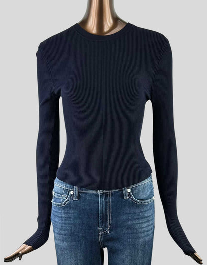 ZARA Cropped Top in blue 