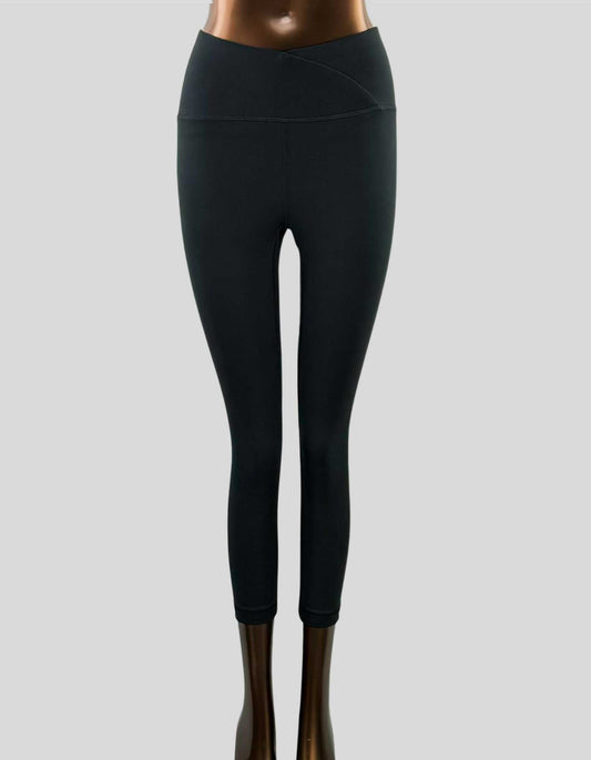  90 DEGREE Lana Crossover High Waist Capri Leggings 