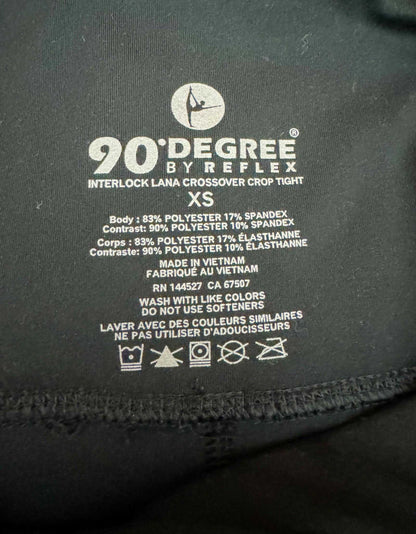 90 DEGREE Black Leggings - X-Small