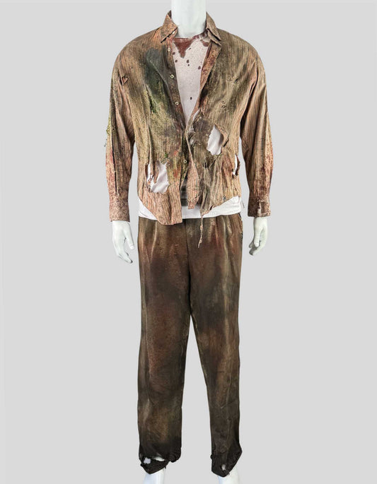 THE WALKING DEAD 'Swamp Walker' 3-Piece Men's Costume - Medium