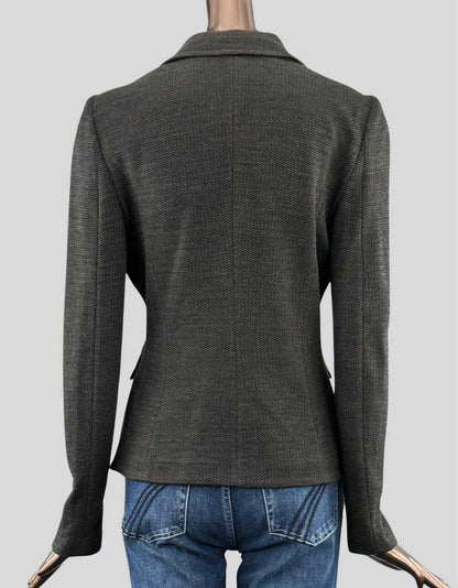 ARMANI COLLEZIONI Knit Blazer -  8 US | 44 IT