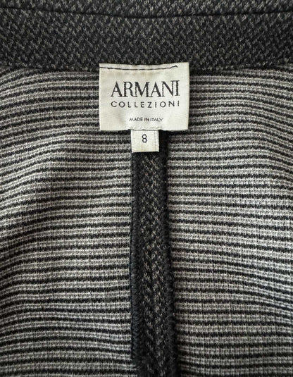 ARMANI COLLEZIONI Knit Blazer -  8 US | 44 IT