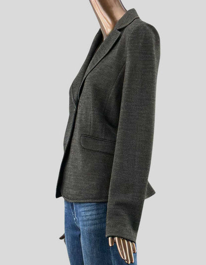 ARMANI COLLEZIONI Knit Blazer -  8 US | 44 IT