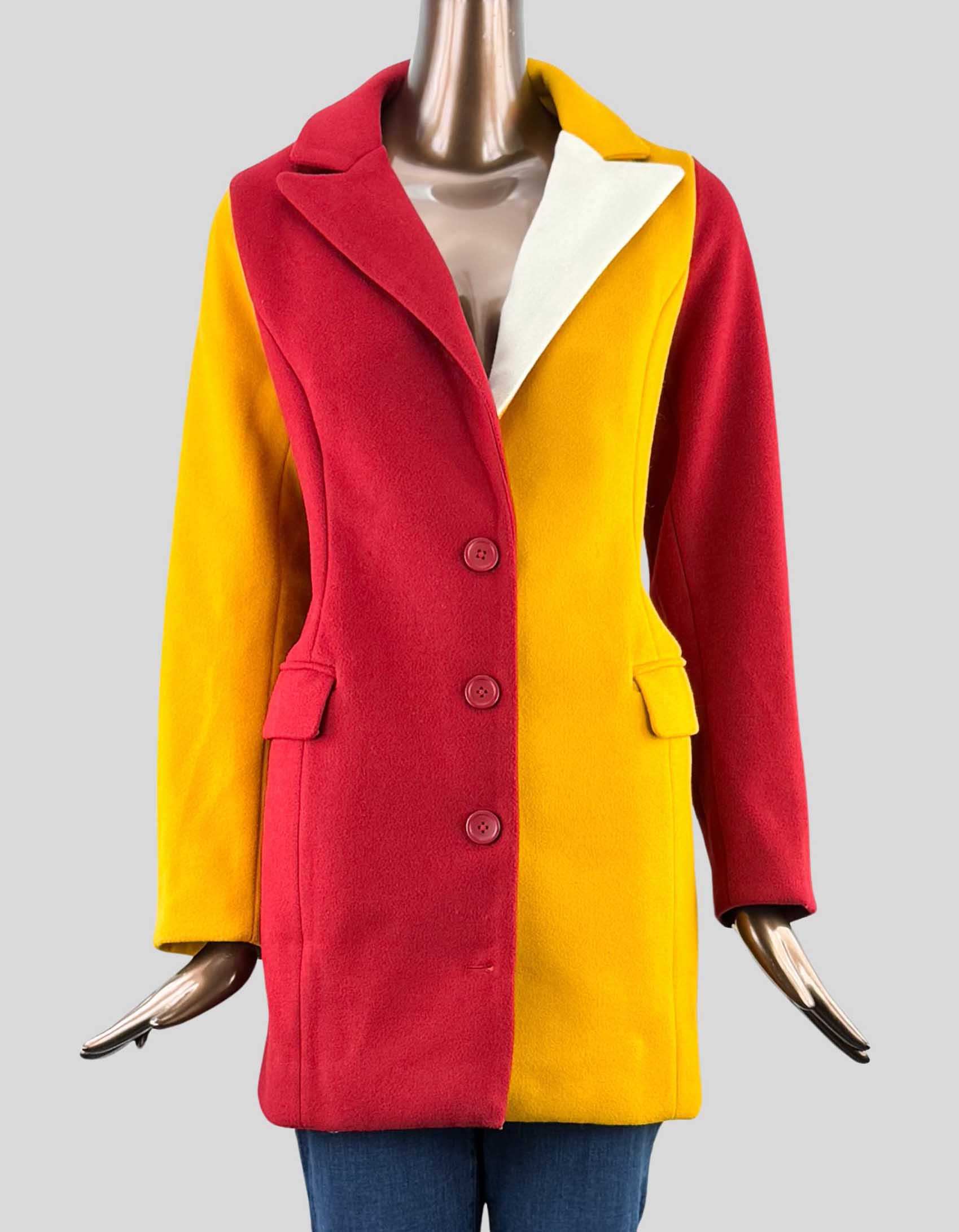 Custom-made Chiefs Wool Coat - 6 US