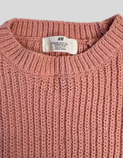 H&M Pink Sweater for Girls - 6x/7 US