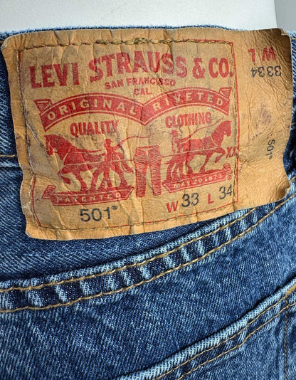 LEVI'S 501 Jeans - 33W x 34L US