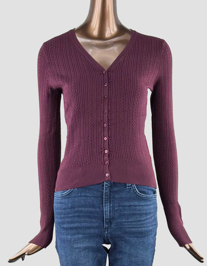 CONTEMPORAINE Buttton-front Cardigan - X-Small