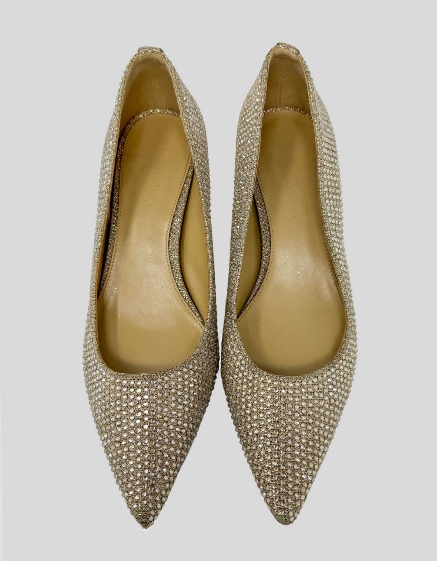 KORS MICHAEL KORS Gold Heels - 7M US