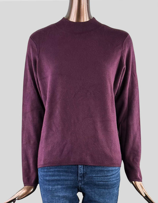 DENVER HAYES Mock Neck Sweater for women - Medium