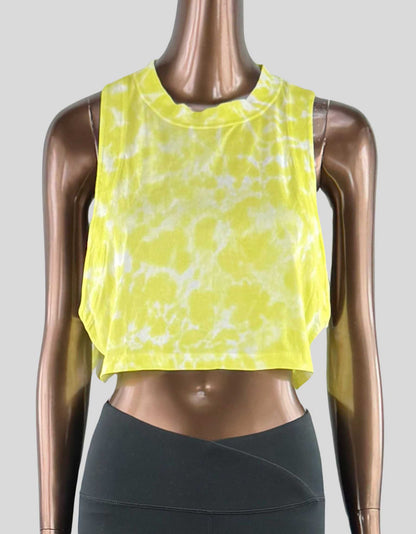 LULULEMON Cropped Tank in neon yellow - 8 US