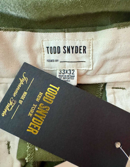 TODD SNYDER Chino Pants w/ Tags - 33W x 32L US