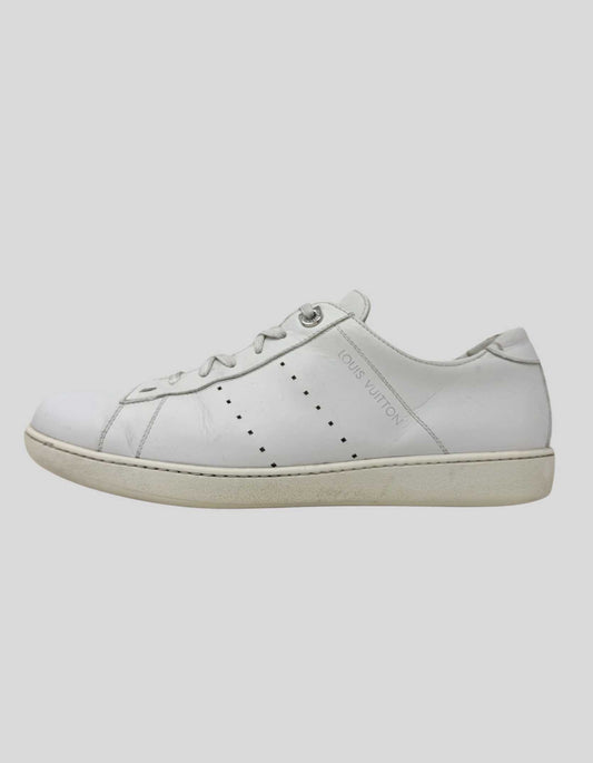 LOUIS VUITTON LV Monogram Leather Sneakers - 10.5 US