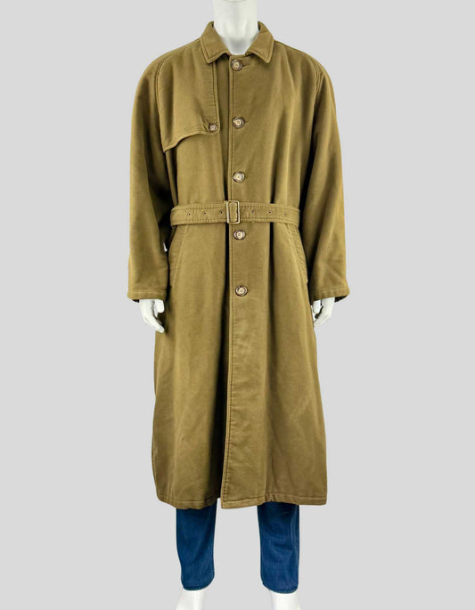 GIORGIO ARMANI Vintage Late 1980's - Early 1990's Trench Coat -  4O US | 50 IT | Large