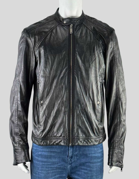 DIESEL Vintage 2000's Leather Moto Jacket - X-Large